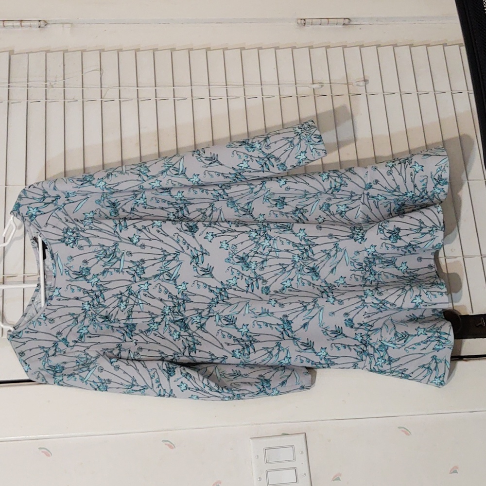 Banana Republic Blue Floral Dress
